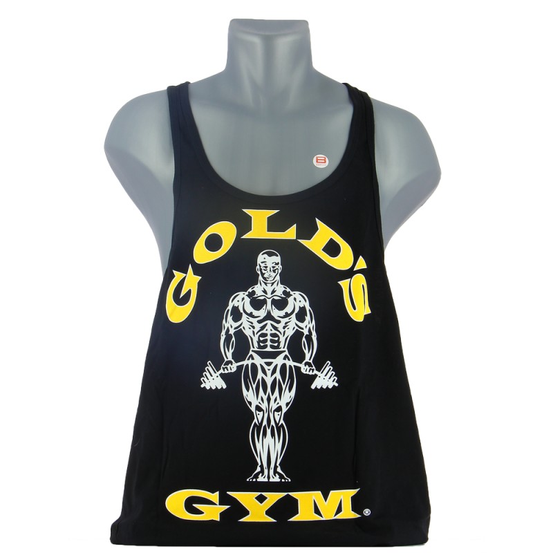 GOLD'S GYM MUSCLE JOE PREMIUM STRINGER Noir Vêtements et Accessoires GOLD'S GYM GOLD'S GYM MUSCLE JOE PREMIUM STRINGER Noir Vêtements et Accessoires GOLD'S GYM