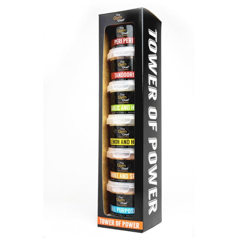 The Gym Chef Tower of Power Assaisonnements The Gym Chef Tower of Power Assaisonnements
